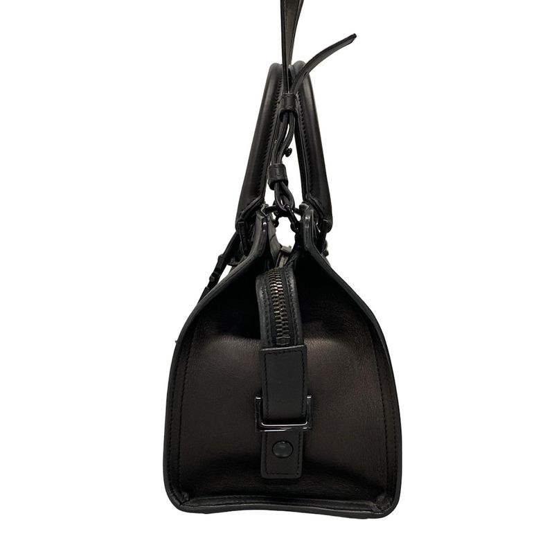 Saint Laurent Paris Handbag Baby Monogram Cabas Su 400914 Black Leather