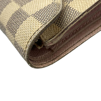 Louis Vuitton Damier Portefeuille Victorine N64022 Threefold Wallet With