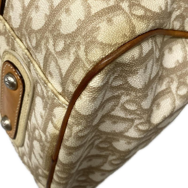 Dior/christian Dior Handbag Romantictrotter Lcs44706 Ivory X Beige X Brown