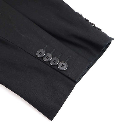 Prada 18ss Denim Chester Coat Uc396i Black 48