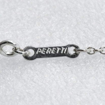 Tiffany & Co Open Heart Elsa Peretti 925 Silver Ladies 2.1g Necklace