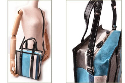 Balenciaga Brand Bag Preowned Handbag Shoulder Bag Bazar Shopper XS 452458 Blue