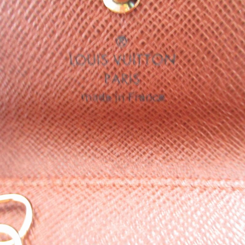 Louis Vuitton Multicles IC Chip Monogram Brown 4-ring Key Case 1900 Louis
