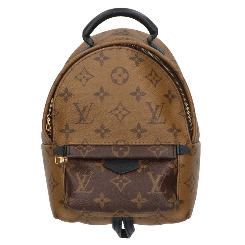Louis Vuitton M42411 Palm Spring Monogram Reverse Mini Backpack Women