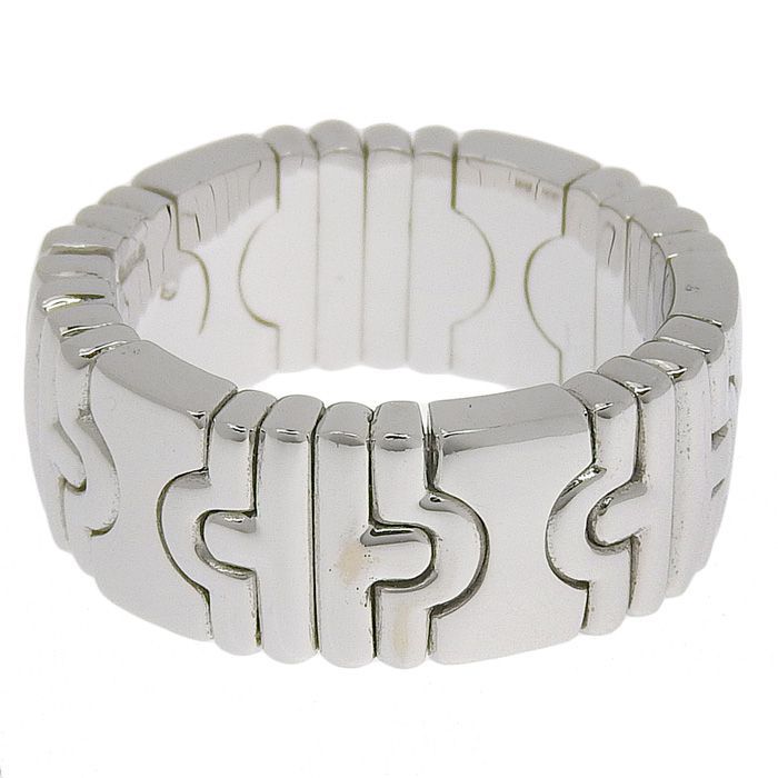Bvlgari Bulgari Parentesi Ring 18K White Gold 750 White Gold Approx 12.5 Ring