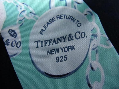 Tiffany & Co Tiffany & Co 100% Silk All-over Tulley Ribbon Scarf For