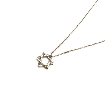 Tiffany & Co Elsa Peretti Star of David Silver Necklace
