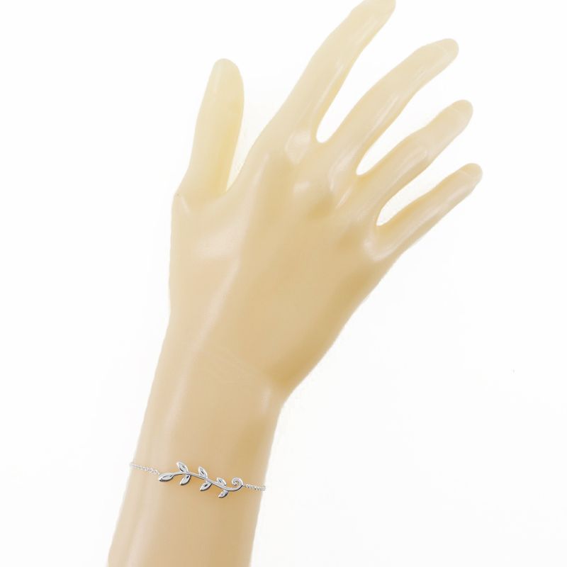 Tiffany & Co Olive Leaf Paloma Picasso 925 Silver Ladies 2.4g Bracelet
