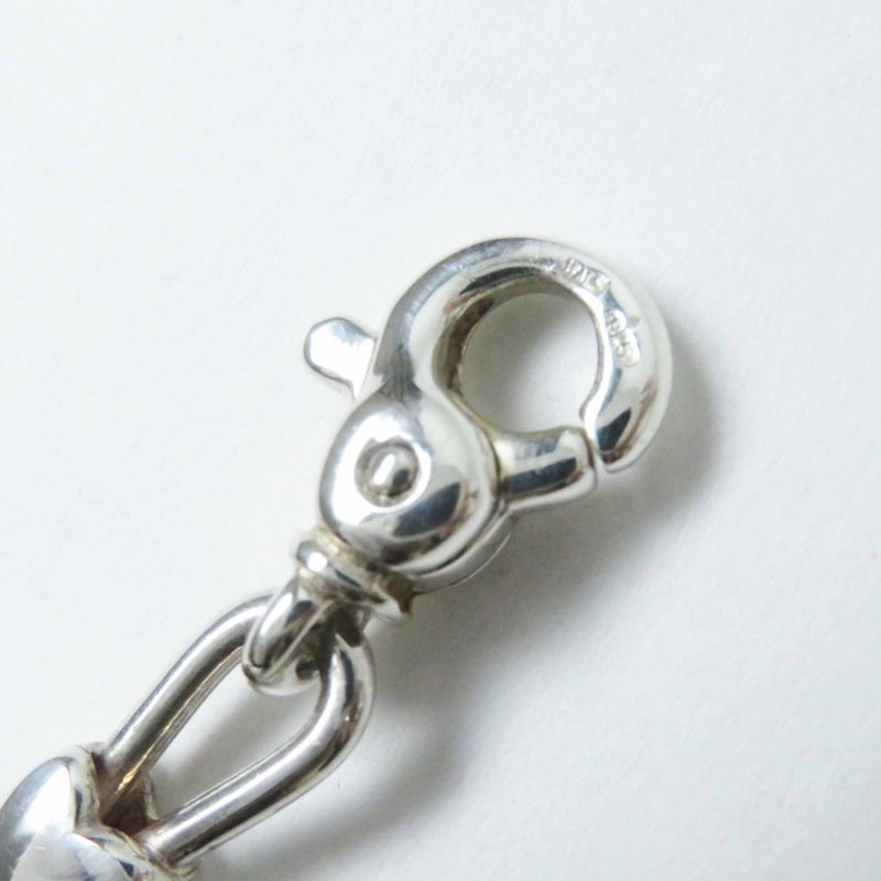 Tiffany & Co Vintage Heart Lock Combination Bracelet Sv925 750