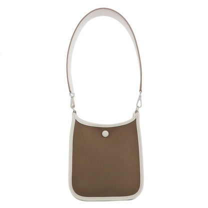 Hermes Evelyn Neo Etop Silver Hardware Shoulder Bag Toile Offiche Women