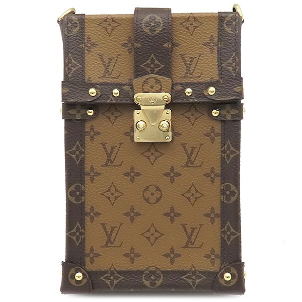 Louis Vuitton Shoulder Bag Pochette Trunk Vertical Monogram Canvas Monogram