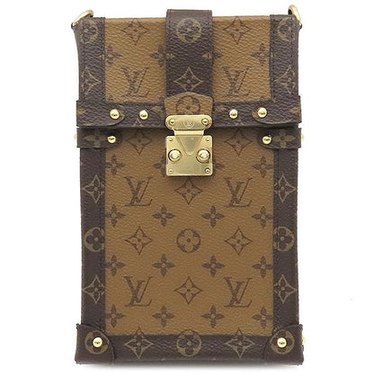 Louis Vuitton Shoulder Bag Pochette Trunk Vertical Monogram Canvas Monogram