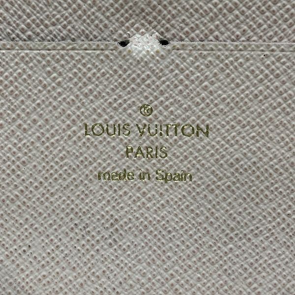 Louis Vuitton Damier Azure Portefeuille Cles Mans N61264 Round Zip Long Wallet