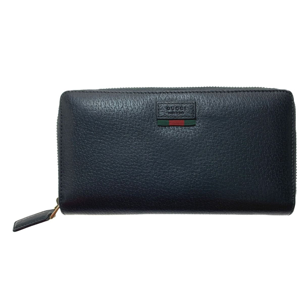 Gucci Round Zipper Long Wallet 435298 Black