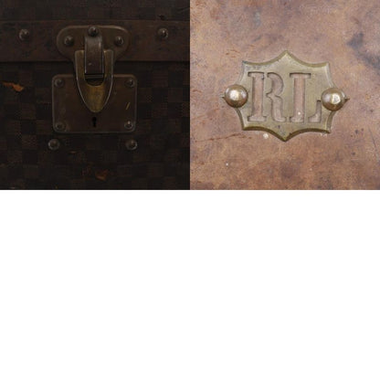 Louis Vuitton Vintage Damier Canvas Brown Unisex Trunk