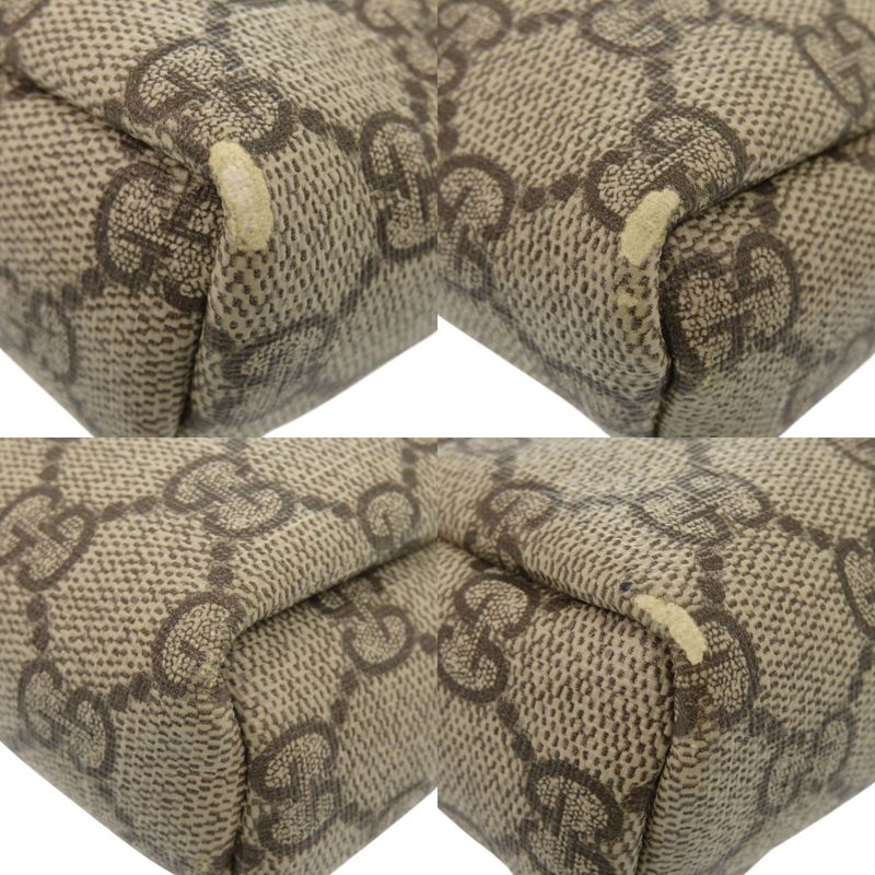 Gucci 223666 GG Supreme Brown Shoulder Bag 0655 Gucci
