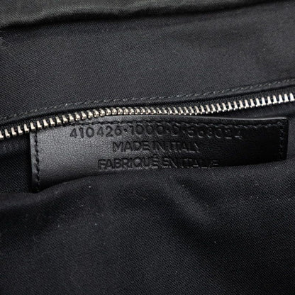 Balenciaga Logo Clutch Bag Second Bag Black Leather Women Balenciaga