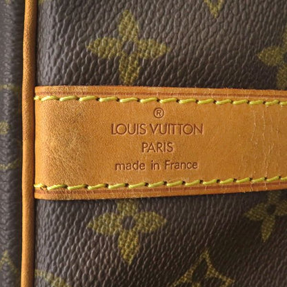 Louis Vuitton Boston Bag Keepall Bandouliere 55 Monogram Canvas Monogram Gold