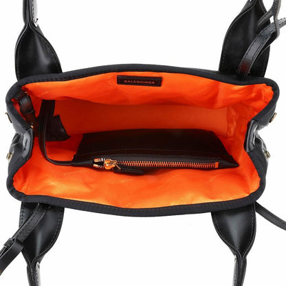 Balenciaga Tote Bag Navy Cabas Su Black/orange