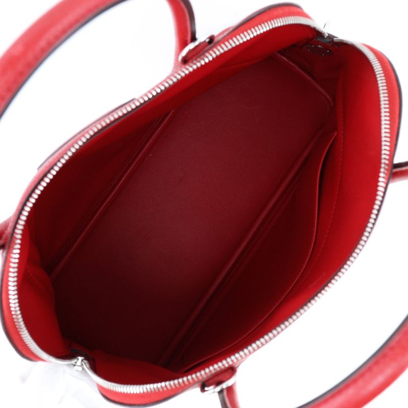Hermes Bolide 31 Taurillon Clemence Rouge Vif □Q Ladies Handbag