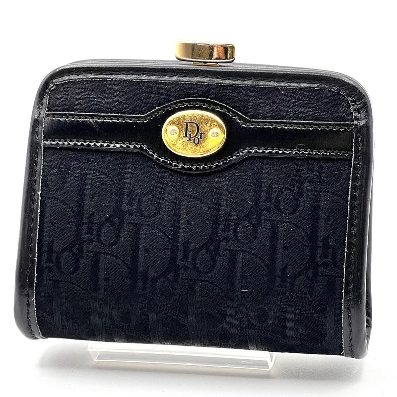 Christian DIOR Coin Case Wallet Coin Purse Trotter 36bs169