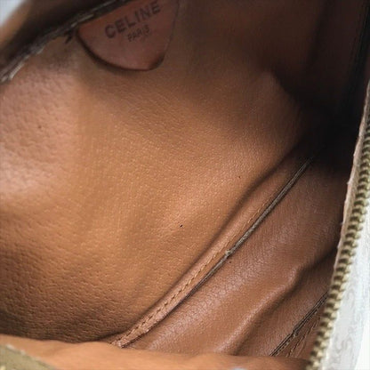 Celine Macadam Triomphe Waist Pouch Belt Bag Beige