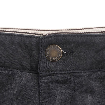Louis Vuitton Cropped Pants Size 42 Cropped Tapered Emblem Patch Aged Finish