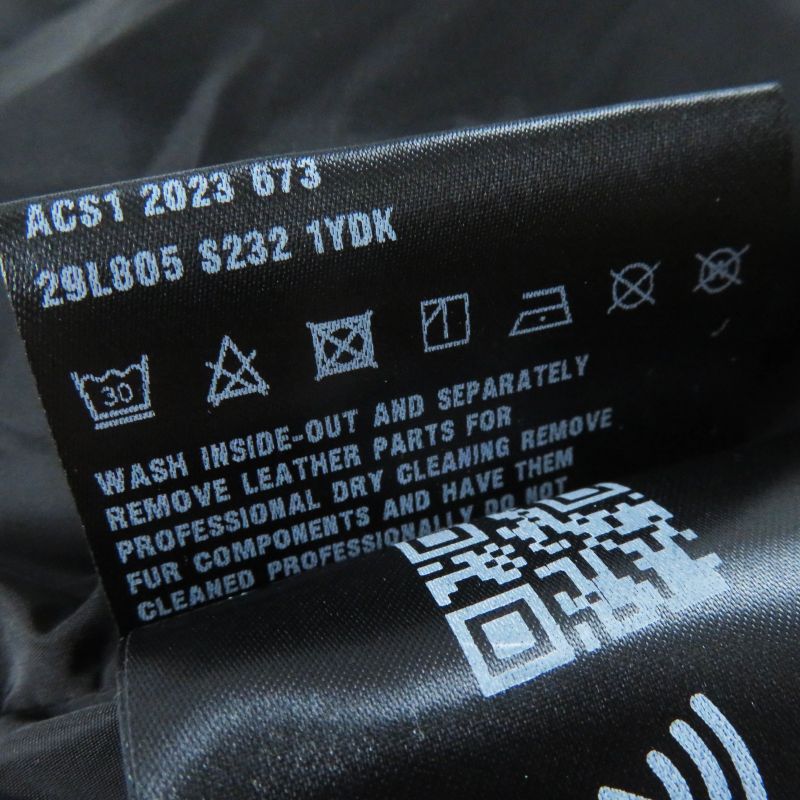 Prada 2023 29l805 Re-nylon 2-way Down Vest/down Jacket With Sleeve Sheep Fur