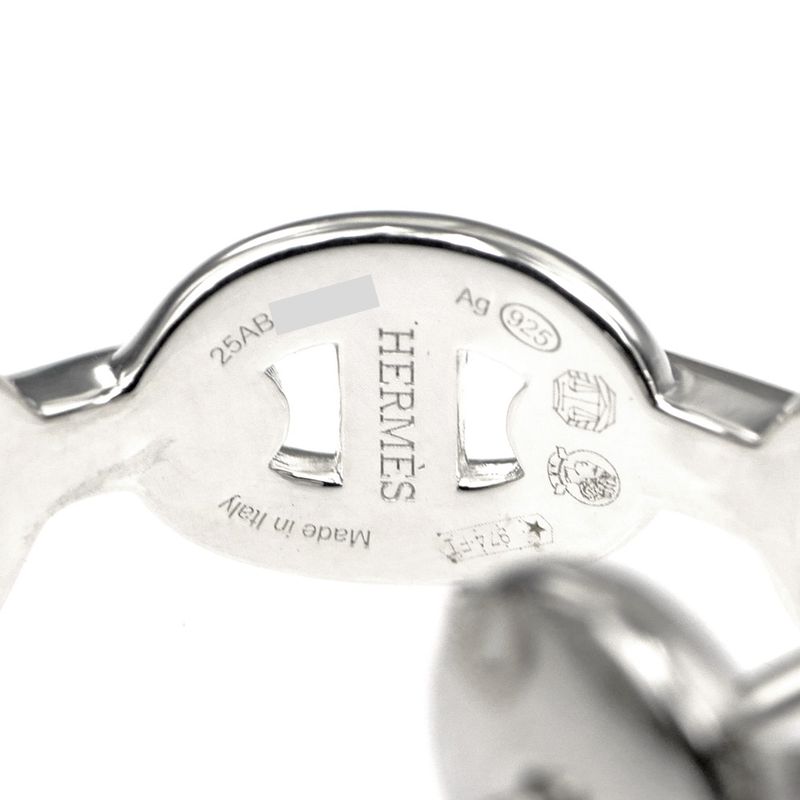 Hermes Earrings Chaine D'ancre Pair Ag925 Silver - Accessories - Others