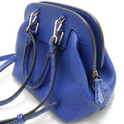 Fendi Selleria 8bn258 Mini Adele 2WAY Bag Leather Blue Fendi