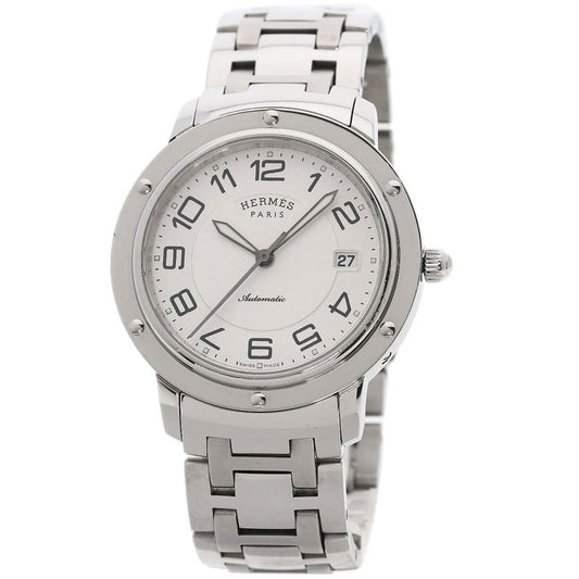 Hermes Cp2810 Clipper Classic Watch SS Men's