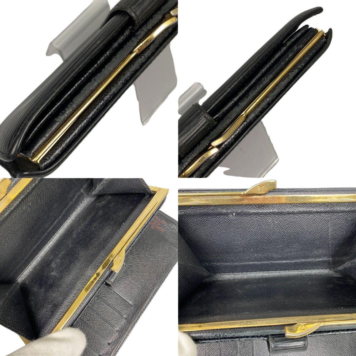 Louis Vuitton Epi Continental Viennois Long Wallet M63252 Noir