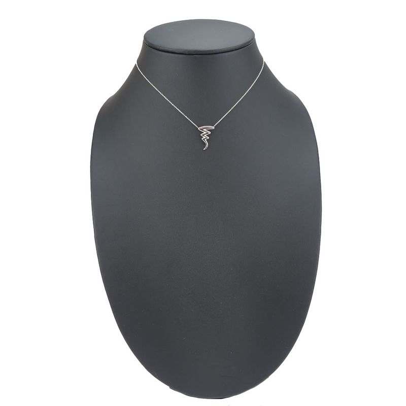Tiffany & Co Necklace Scribble Silver 925 Approx 3.2g Silver Paloma Picasso