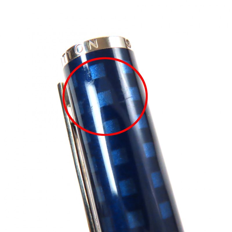 Louis Vuitton N79155 Jetluck Twist Ballpoint Pen Navy Silver With Case Made In