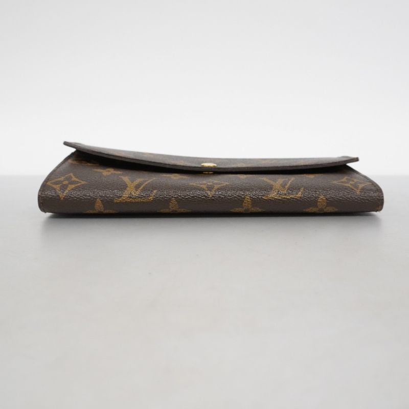 Louis Vuitton Long Wallet Monogram Portefeuille Sarah M61734 Brown Ladies