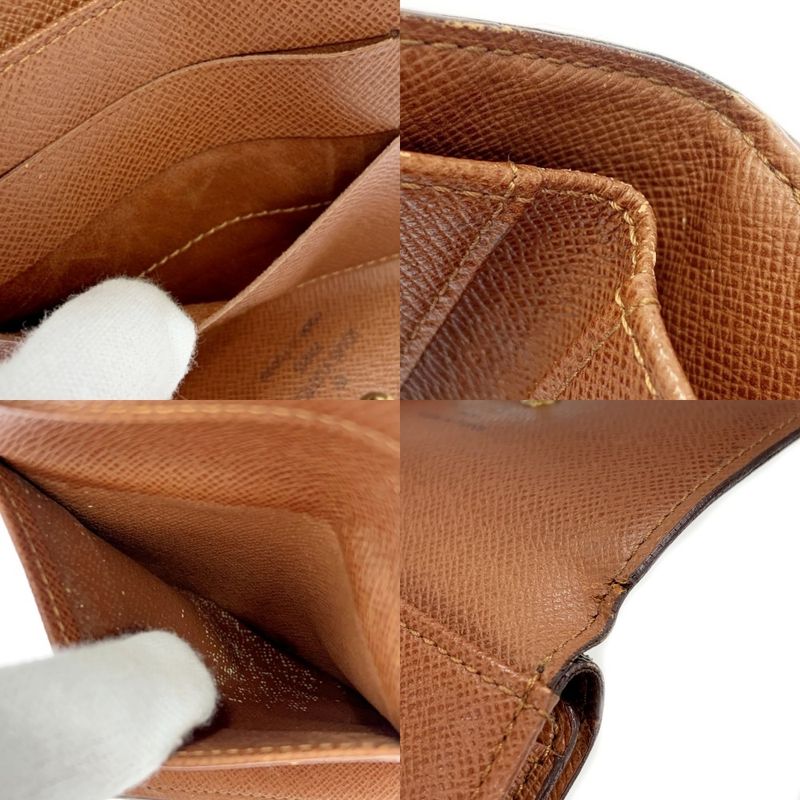 Louis Vuitton M61654 Monogram PVC Portefeuille Elise Brown 403868 Bifold