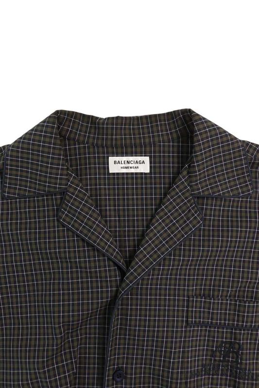 Balenciaga 659014 Tkm34 Oversized Pajama Long Sleeve Shirt Men 34