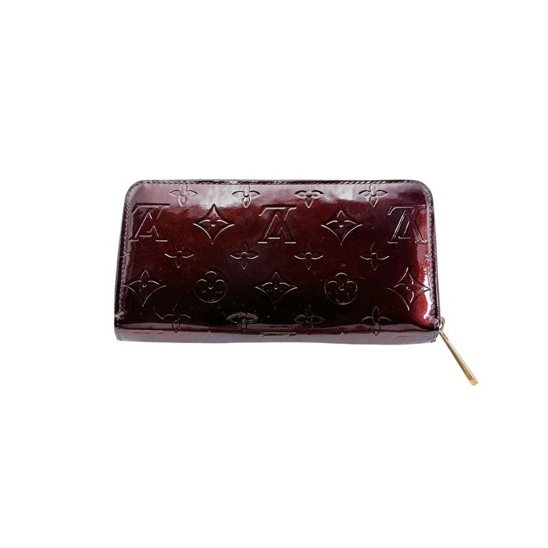 Louis Vuitton M93522 Vernis Round Zipper Zippy Wallet Long Wallet Louis Vuitton