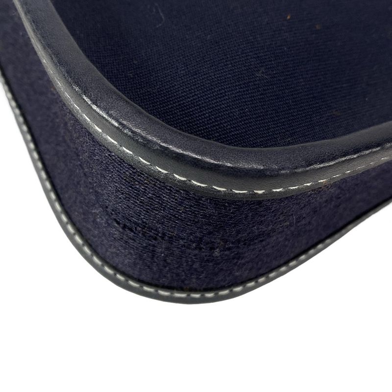 Hermes Buenaventura Mini Blue Indigo Silver Hardware Shoulder Bag