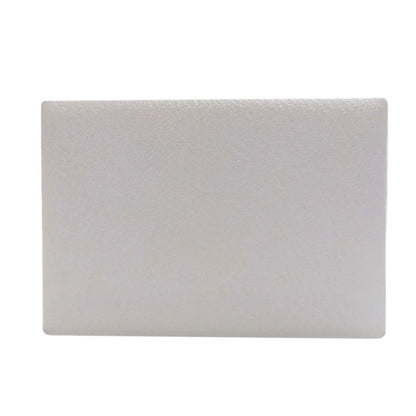 Hermes Calvi Blue Brume Silver Hardware Card Case Chevre Women