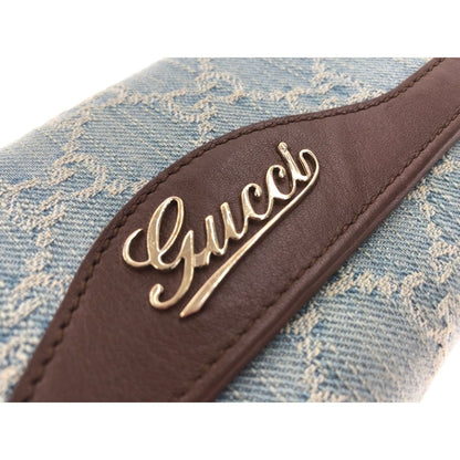Gucci GG Denim 282411 Brown X Blue