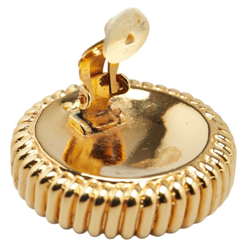 Chanel Gold Black Plated Faux Pearl Ladies Chanel