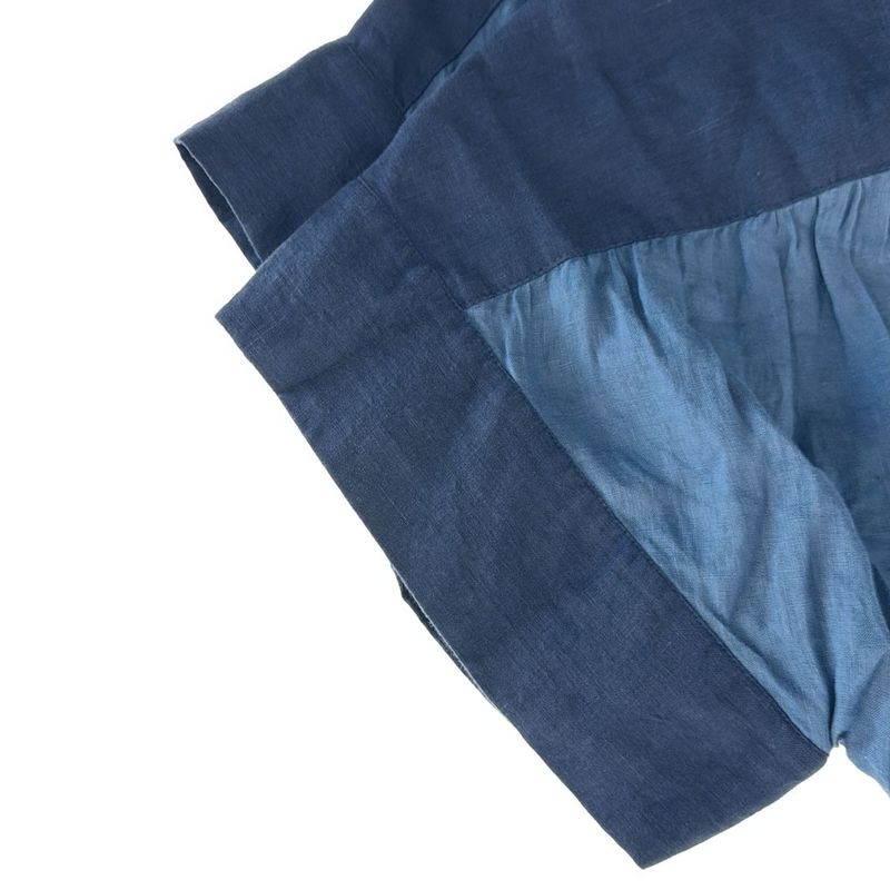 Loewe Paula's Ibiza Loewe Paula's Ibiza 2 Tone Color Linen Short Sleeve Shirt