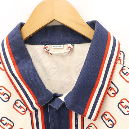 Gucci Denim Jacket Ca37394 Ca14517 100% Cotton Size Indicated 50 175 96a