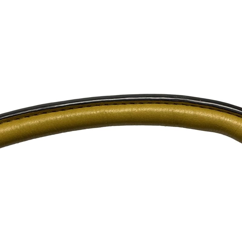 Loewe Tote Bag Flamenco A411fcdx02 Dark Yellow×gray Leather