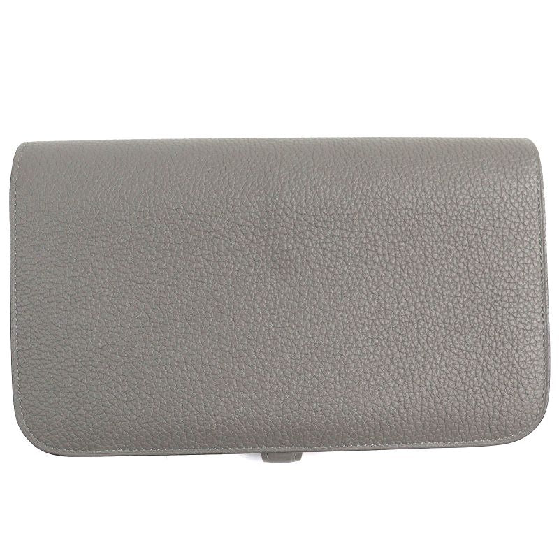 Hermes Dogon GM Duo Grimayer Silver Hardware Serie Button Togo Long Wallet