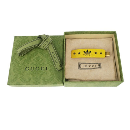 Gucci Adidas Collaboration Hair Clip Yellow - Gold Color - Star