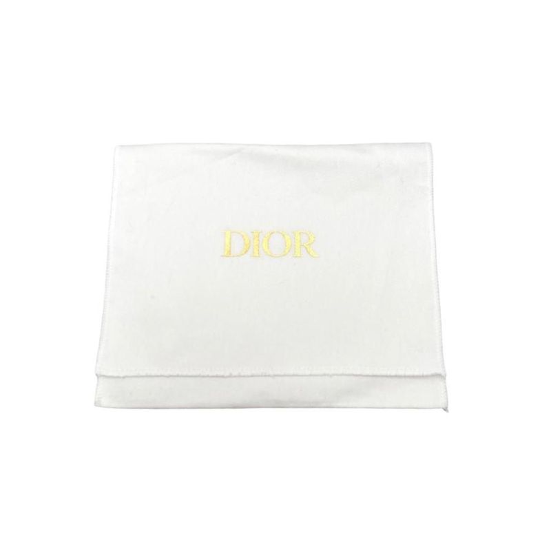 Christian Dior Chain Heart Pouch S5097unid 43-Ma-0293 Calfskin Pink Gold
