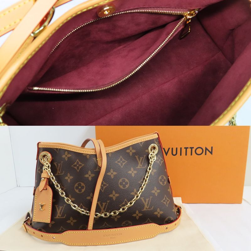 Louis Vuitton Carryall BB M13014 Monogram Shoulder Bag Brown Gdhardware
