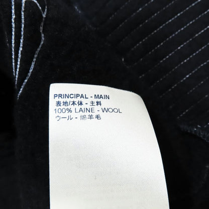 20aw Louis Vuitton Flower Embroidery Wool Zip Up Hoodie Jacket Outerwear Dark